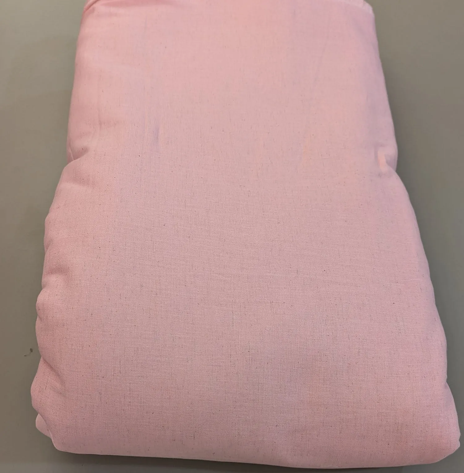 Baby Pink Plain Hand Dyed Cotton Flex Fabric