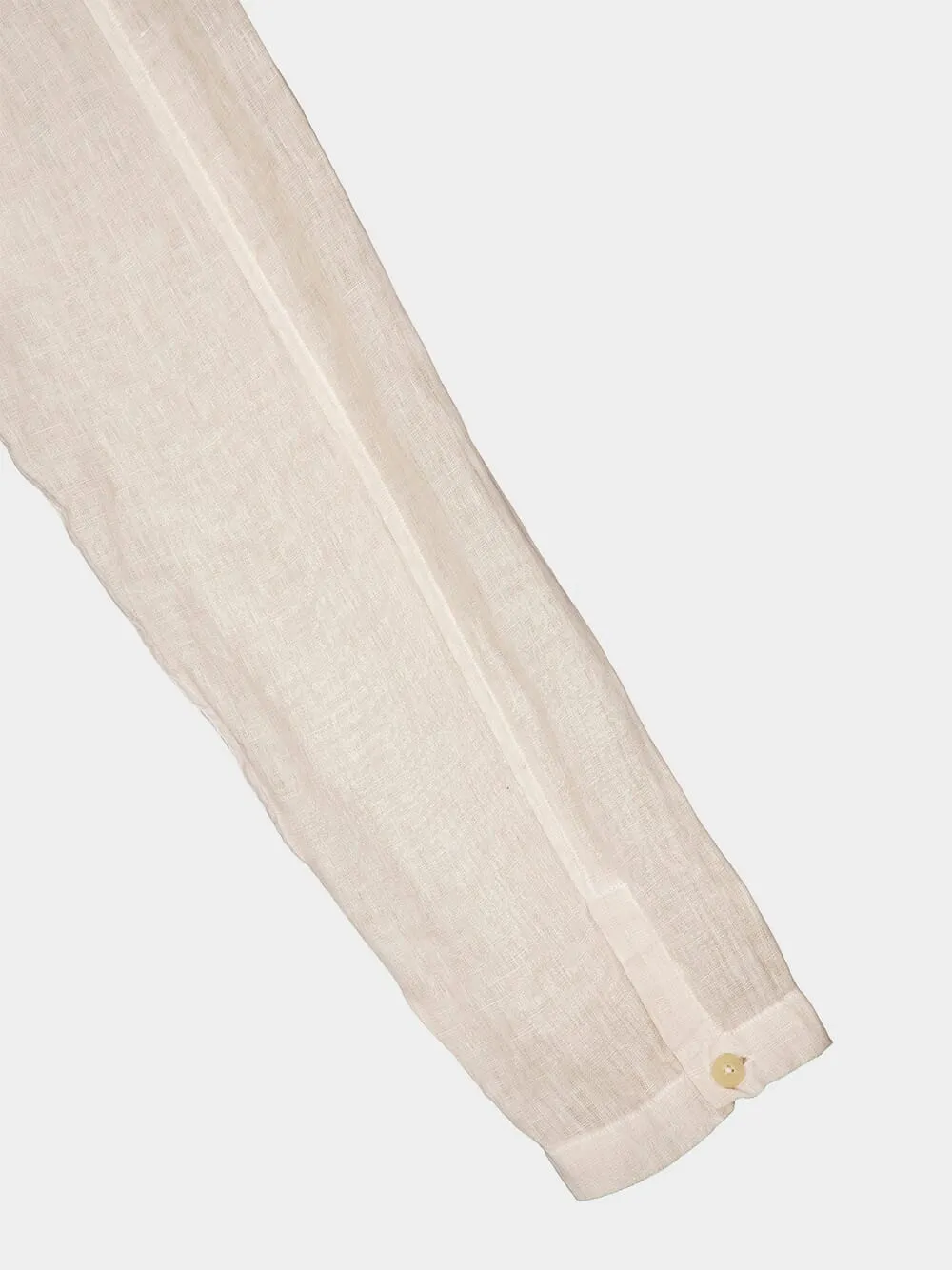 Beige Linen Shirt