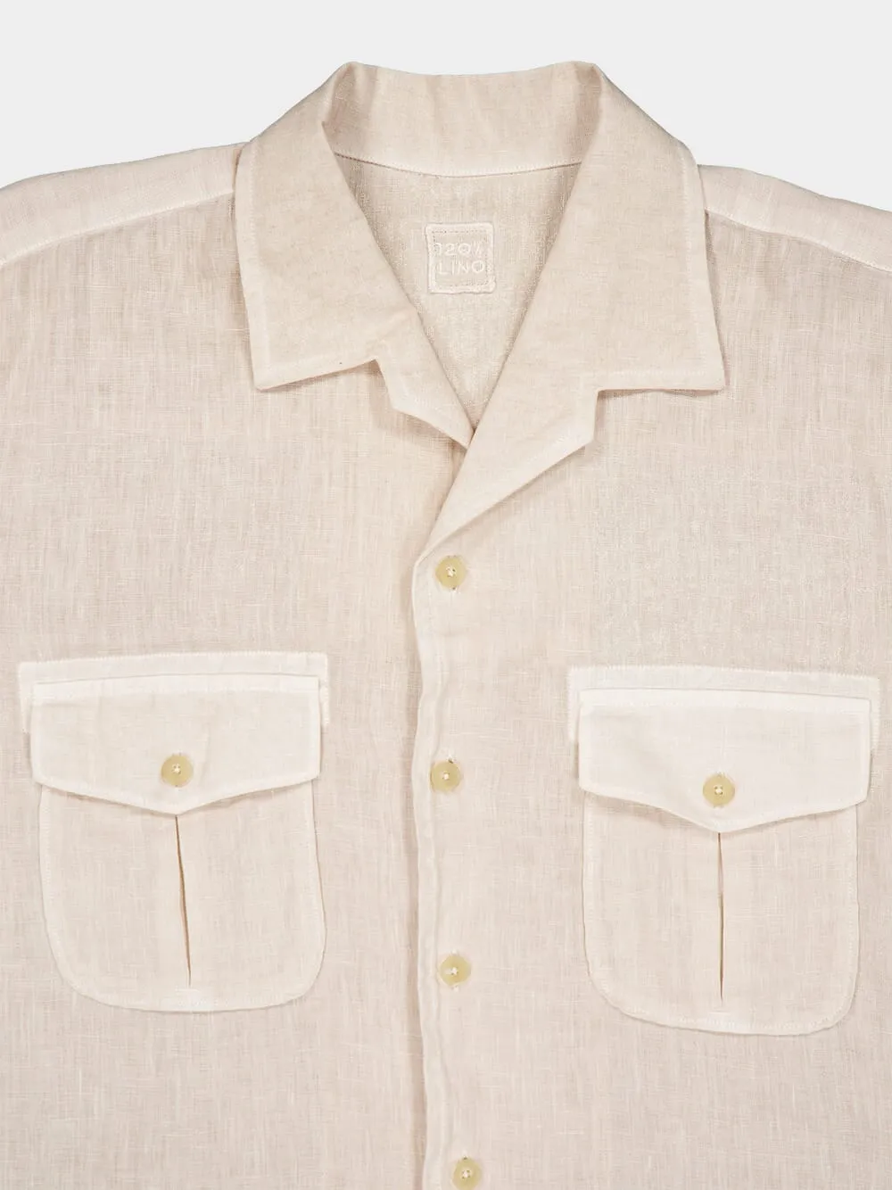 Beige Linen Shirt