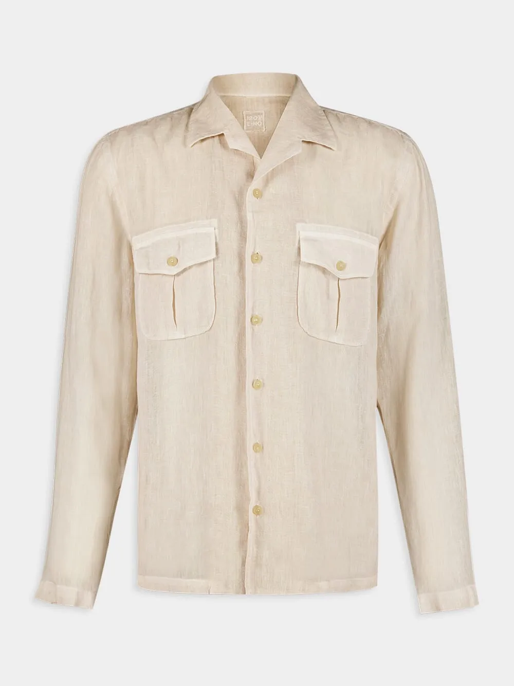 Beige Linen Shirt