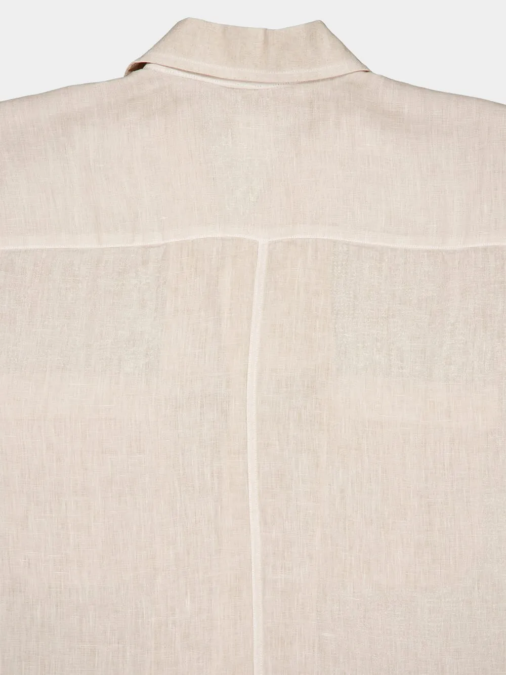 Beige Linen Shirt