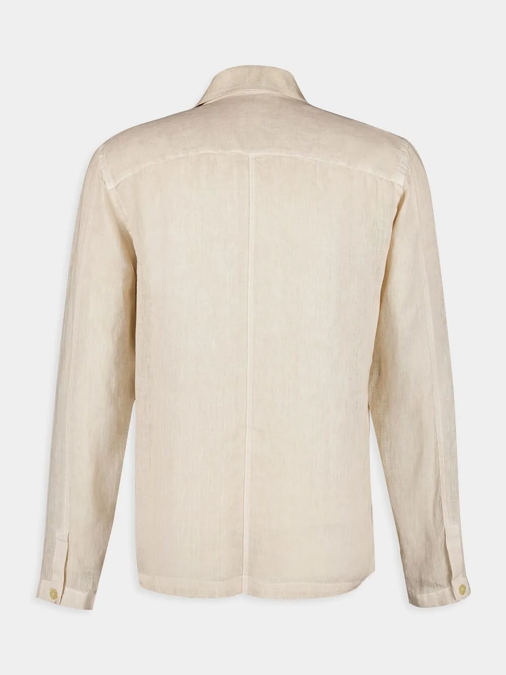 Beige Linen Shirt