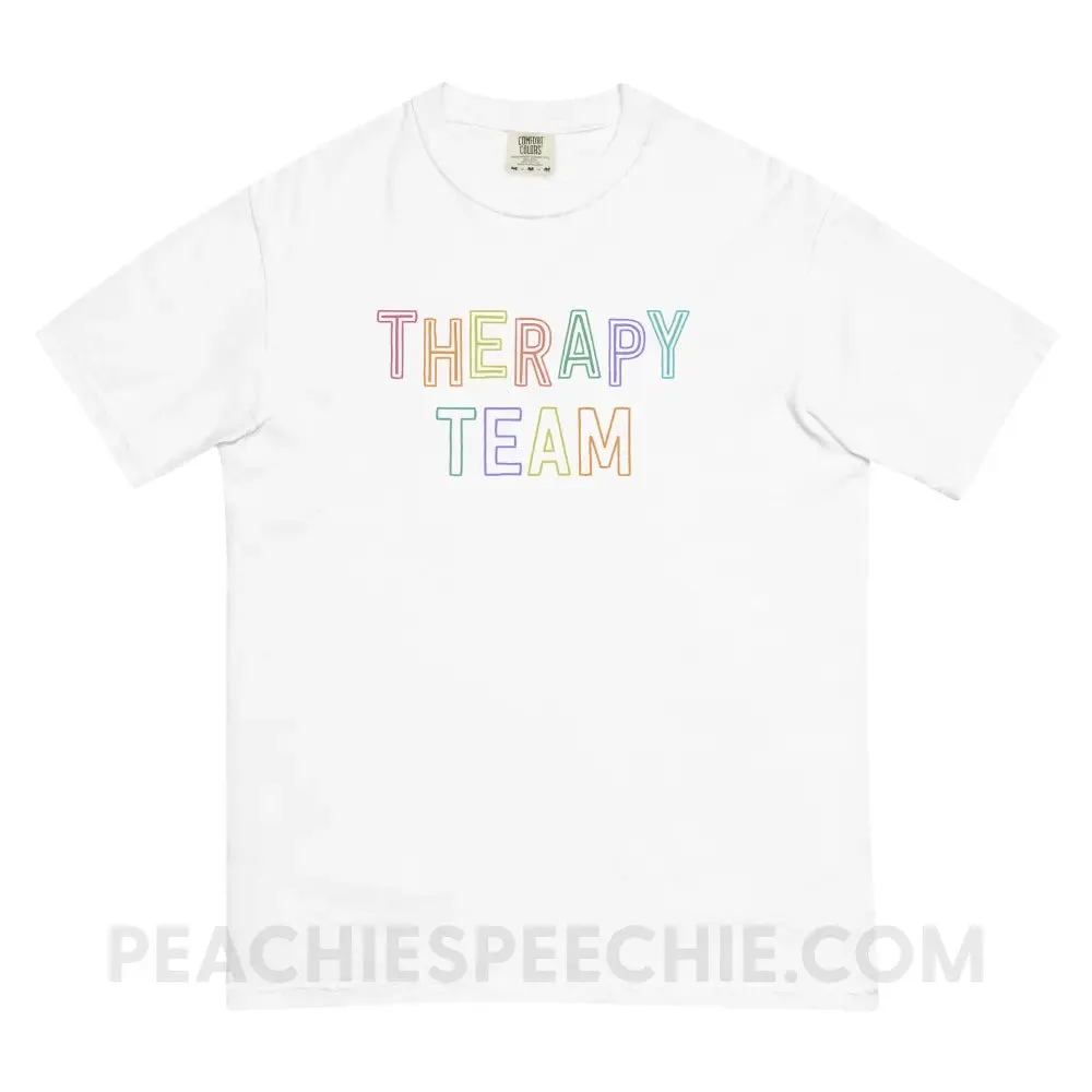 Colorful Therapy Team Comfort Colors Tee