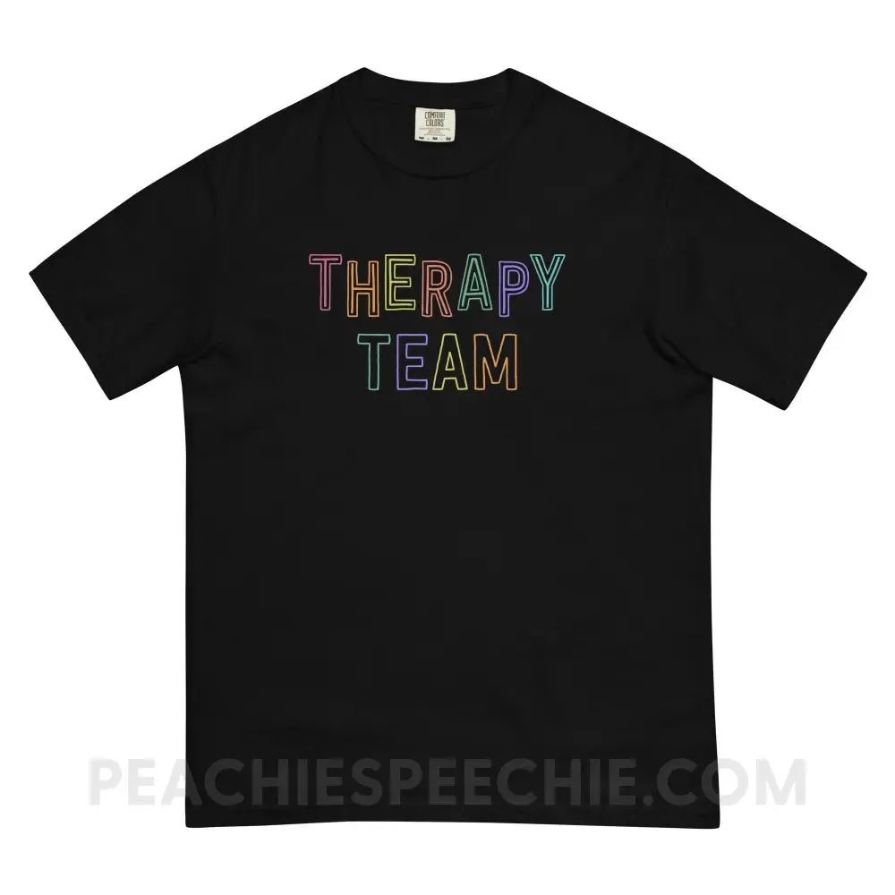 Colorful Therapy Team Comfort Colors Tee