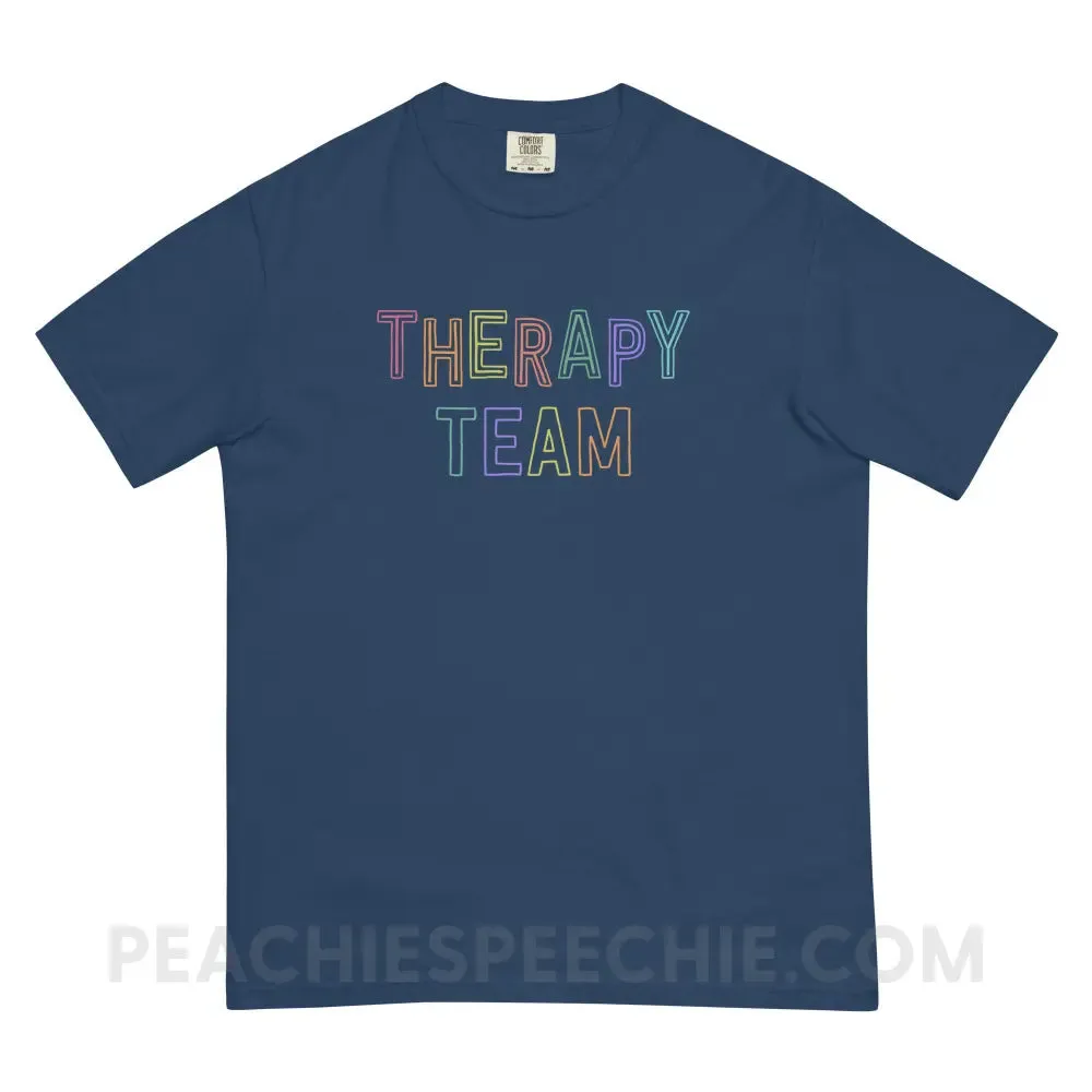 Colorful Therapy Team Comfort Colors Tee