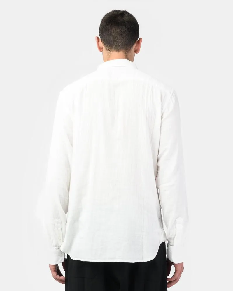 French Seam Double Gauze in White