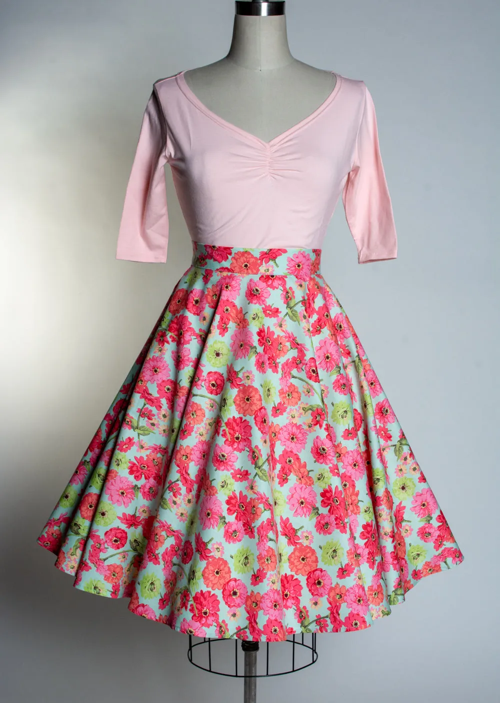Haute Circle Skirt - Aqua Zinnia *sale
