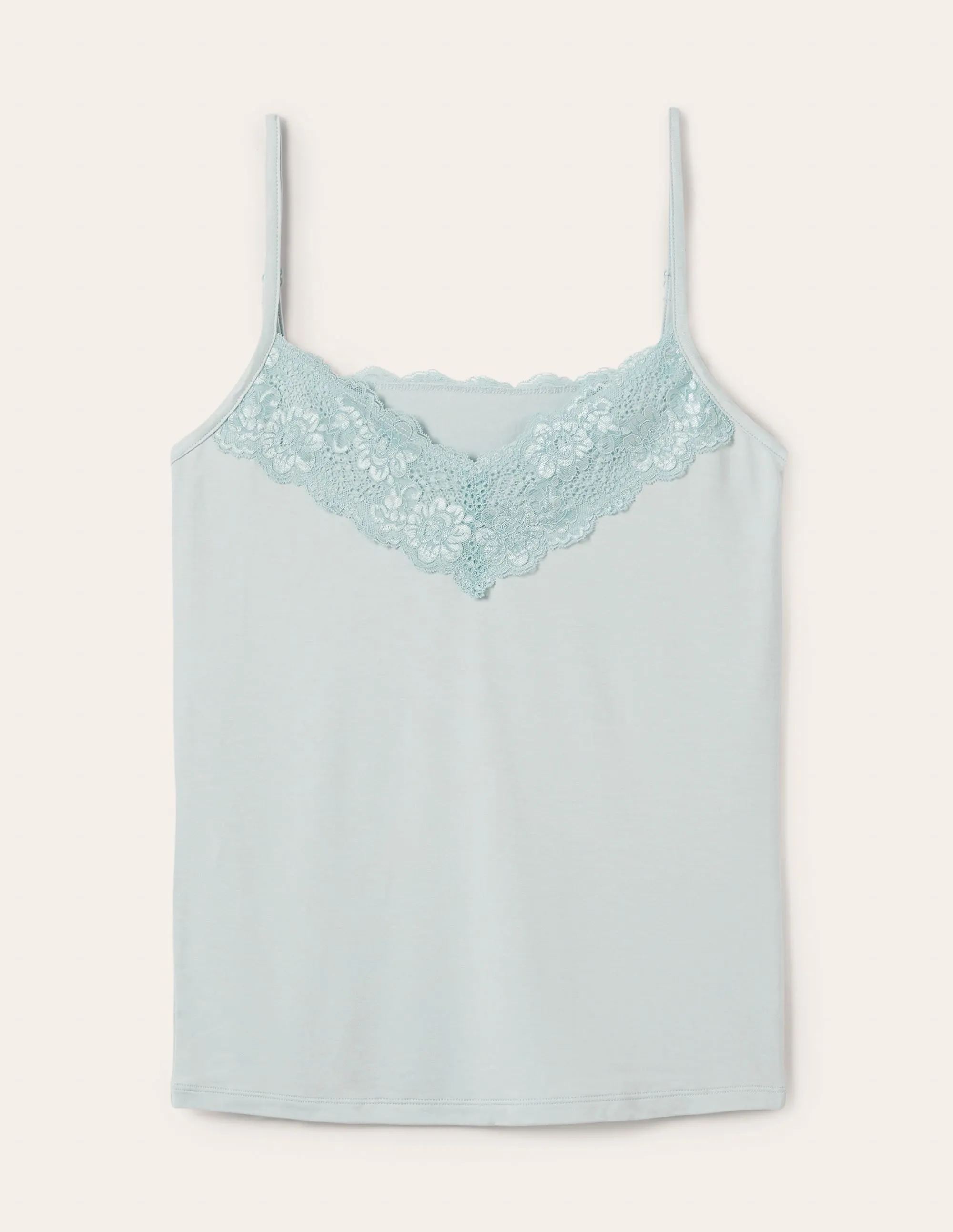 Lace Cami Top-Dawn Sky