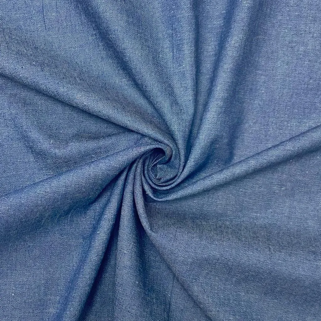 Lightweight 4oz Washed Denim Fabric