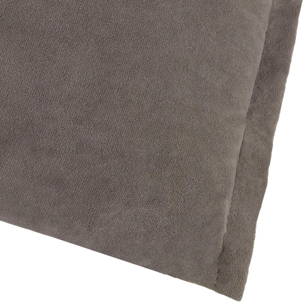 Merton Rectangular Velvet Cushion Taupe