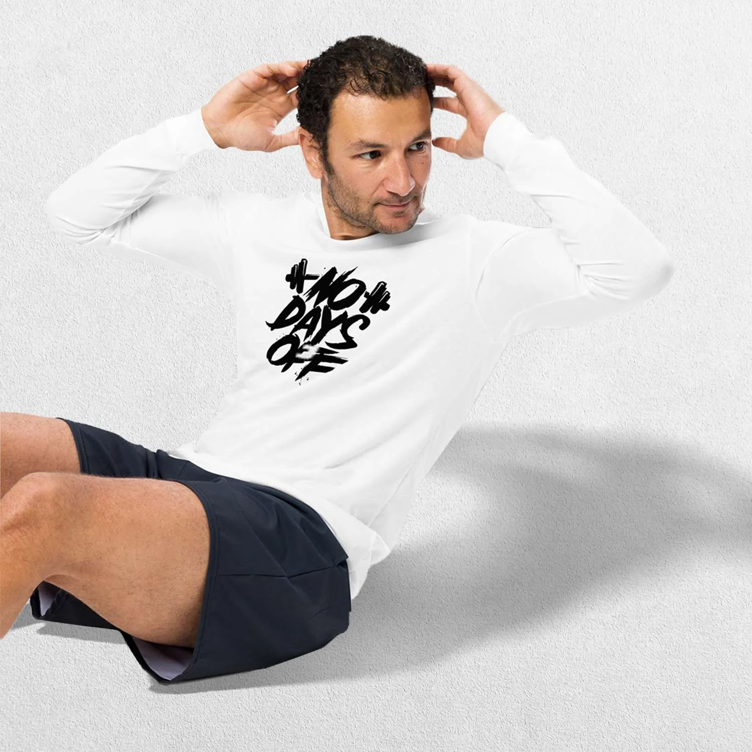 No Days Off Unisex Long Sleeve Tee - Versatile Athletic and Casual Wear