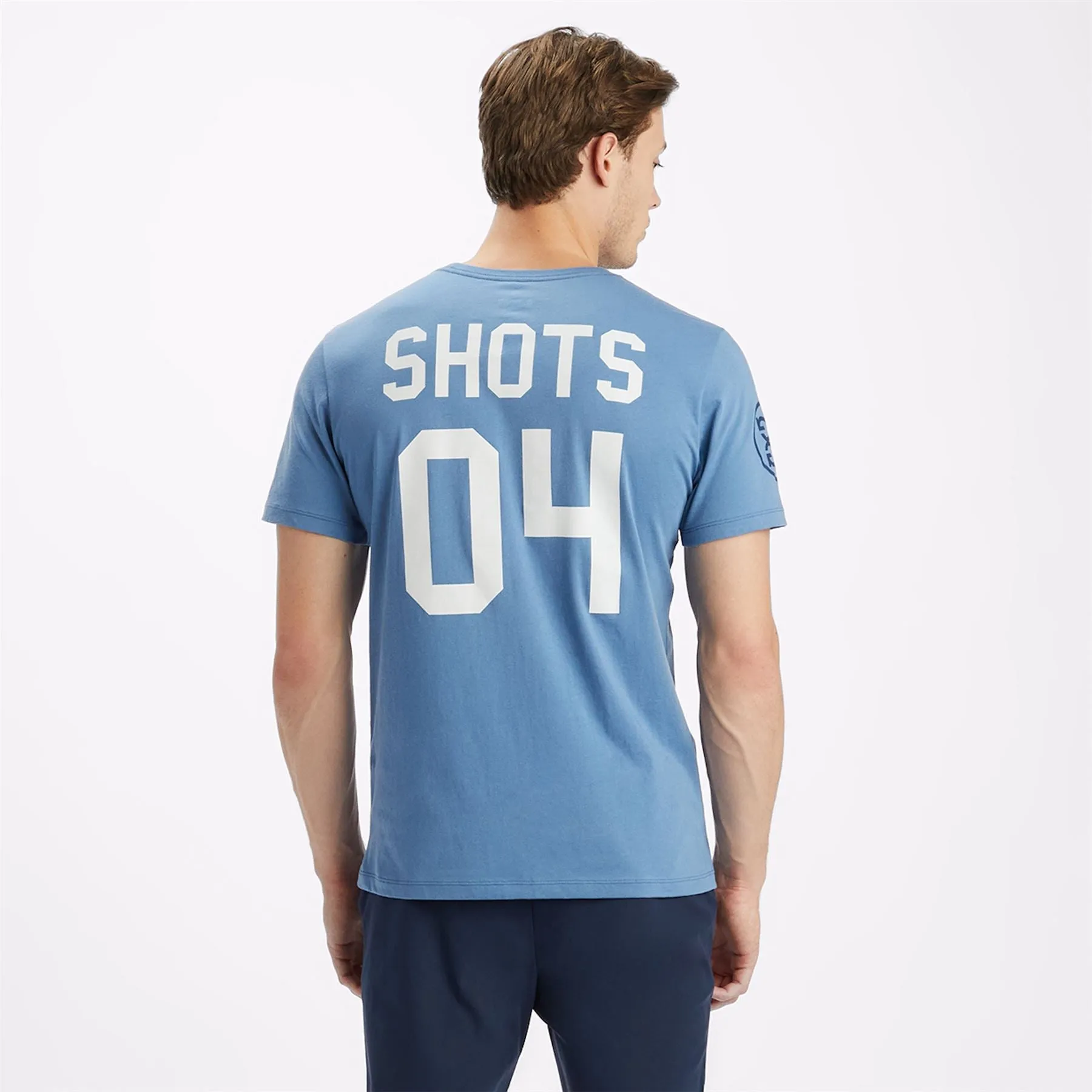 Shots Cotton Tee Slate - AW23