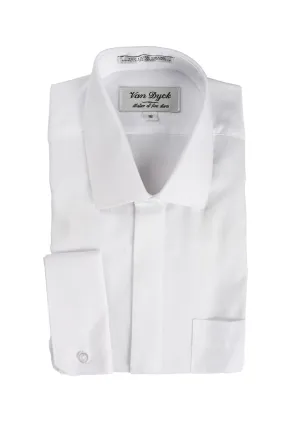 Van Dyck Boys French Cuff White Shirt