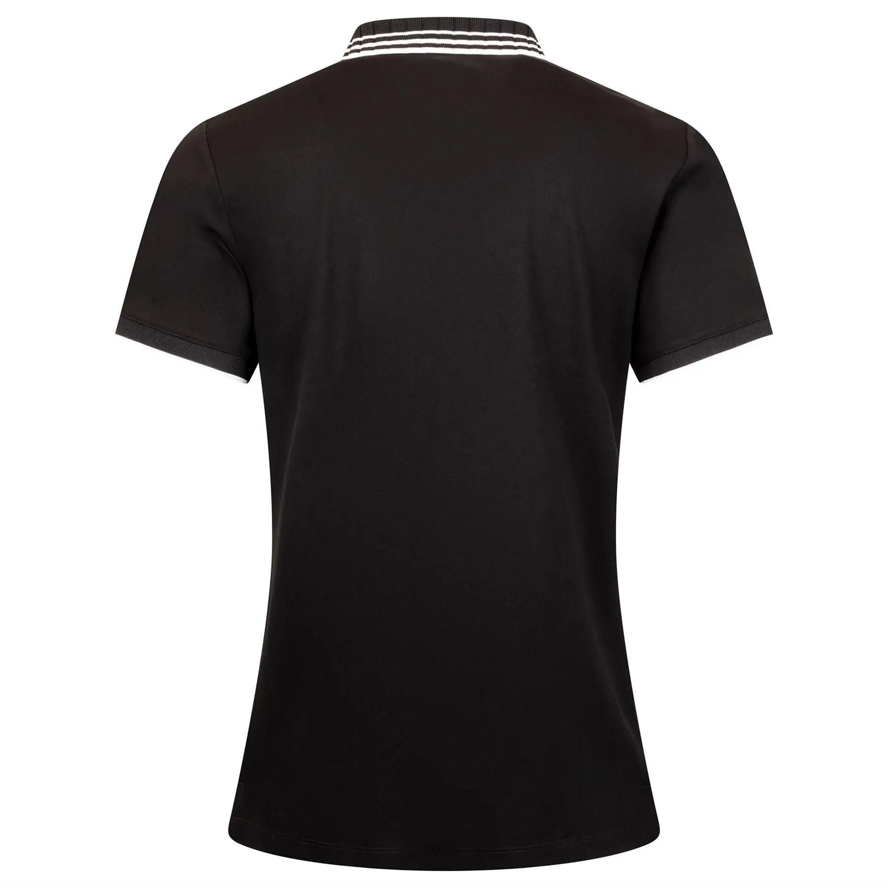 Womens Team Polo Black - AW24